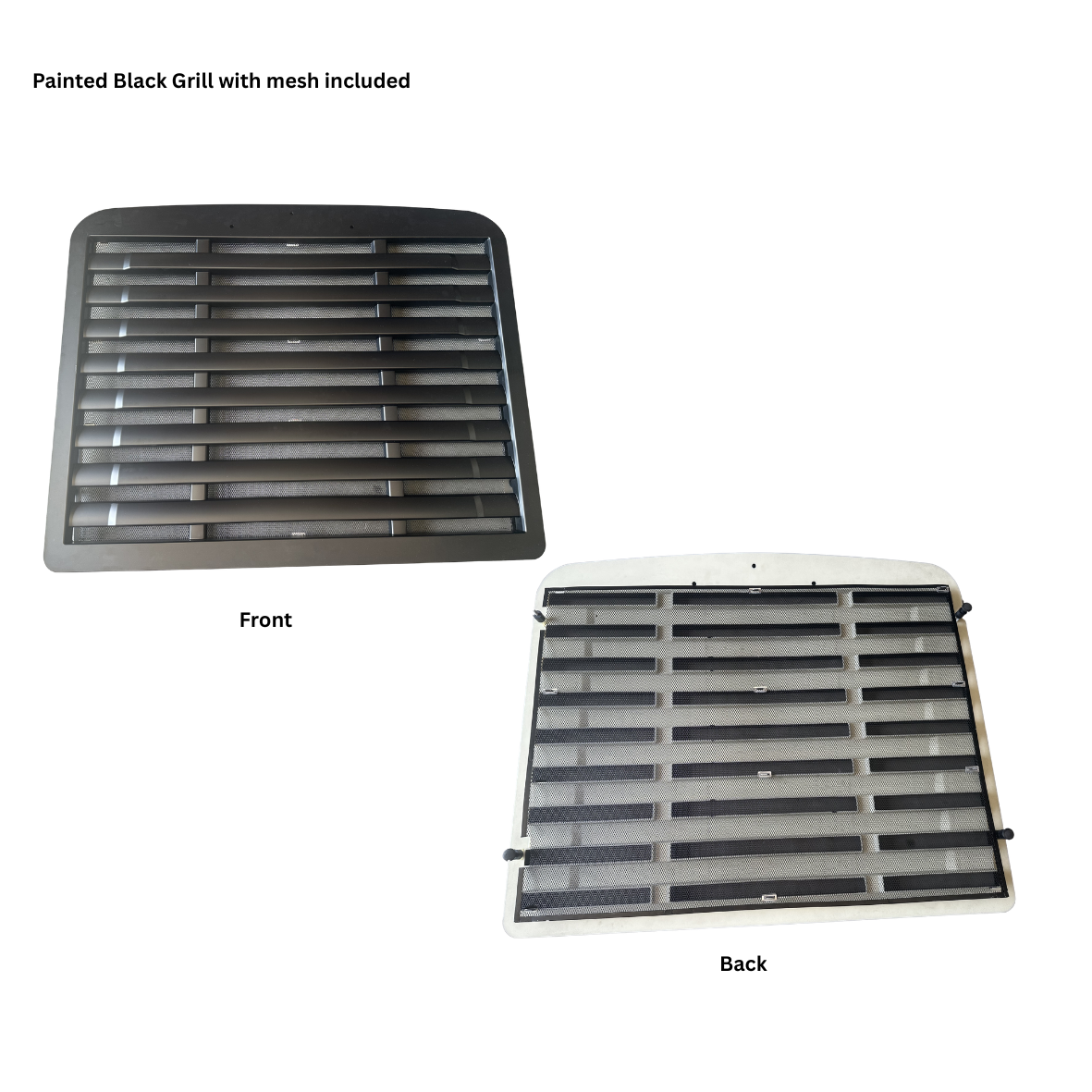 FLD 112 GRILL PAINTED WITH BUG SCREEN