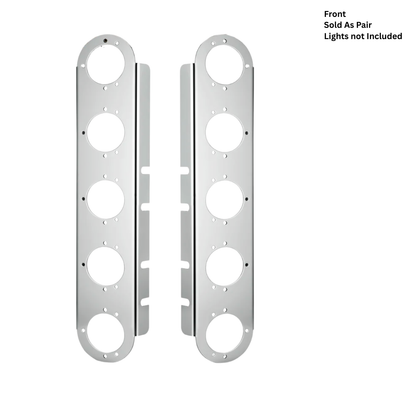 Front Peterbilt -T- Radious Style bracket for 15"Air cleaner PAIR