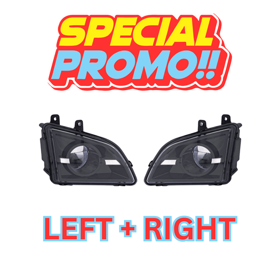 VOLVO VNL FOGLIGHT NORMAL BlACK FITS: 2018+ SOLD AS PAIR LEFT AND RIGHT