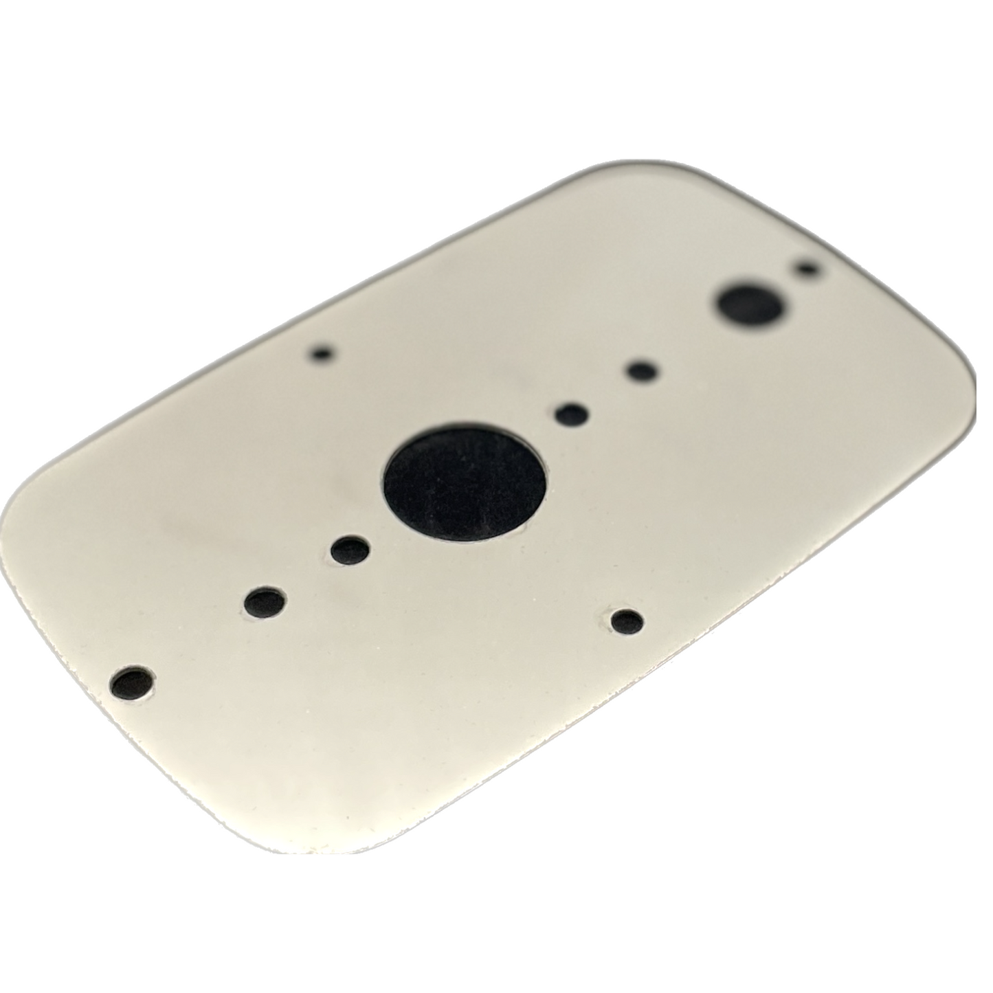 Peterbilt 389 Stainless Steel Single Watermelon Sleeper Dome Light Plate With Switch