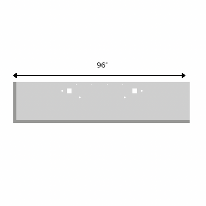 Peterbilt 365/388/389/567  & Kenworth W990 Classic Bumper American Eagle ** 304 Stainless Steel