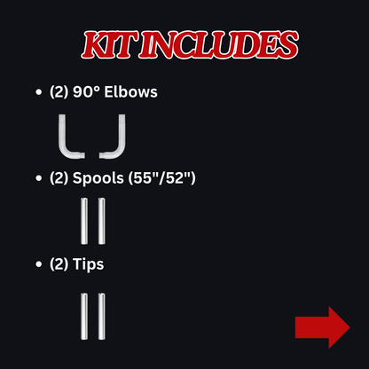 Best Value Peterbilt 90° Elbow Exhaust Set