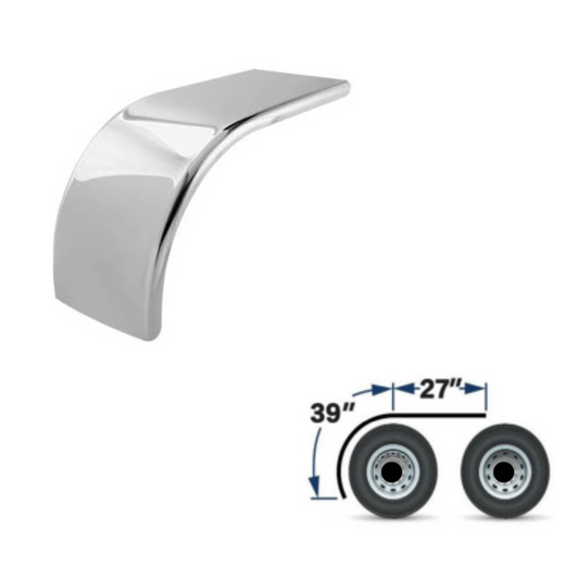 Stainless Steel Half Fenders 56"