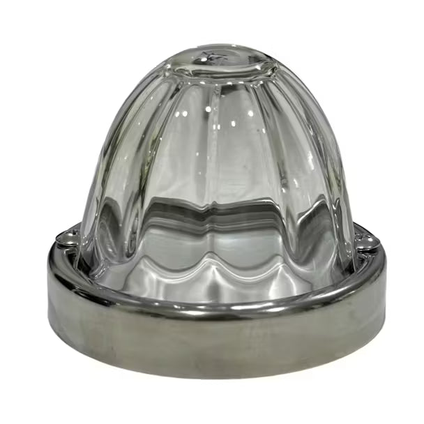 CLEAR GLASS WATERMELON WITH RED 1156 BULB INCLUDED