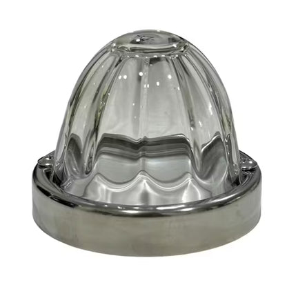 CLEAR GLASS WATERMELON WITH RED 1156 BULB INCLUDED