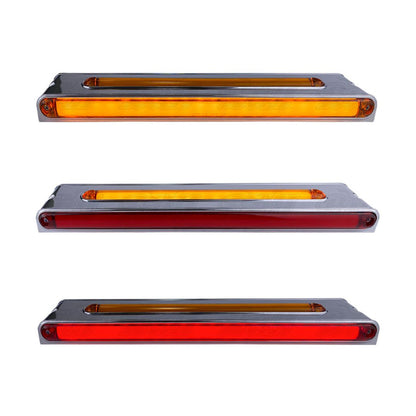Hood Turn Signal LED Light Bar with Double Face 10-30 Volts