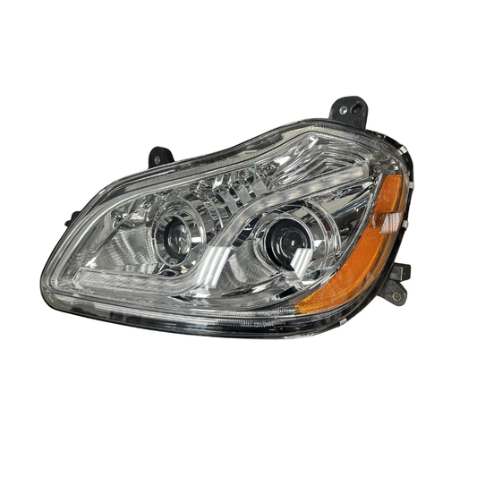KENWORTH T680 HEADLAIGHT OPTICAL WITH LIGHT BAR IN CHROME