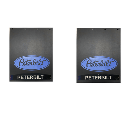PETERBILT SET OF MUD FLAPS 24"x34" WITH SET OF MUDFLAP WEIGHTS