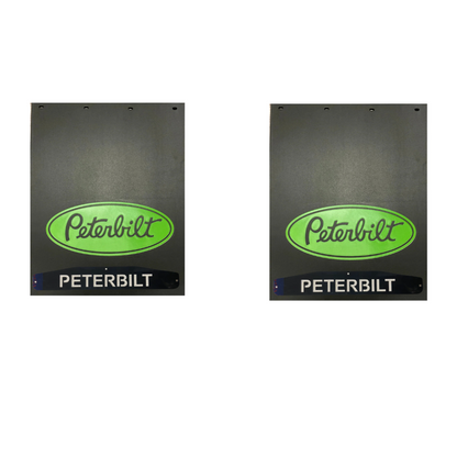 PETERBILT SET OF MUD FLAPS 24"x34" WITH SET OF MUDFLAP WEIGHTS