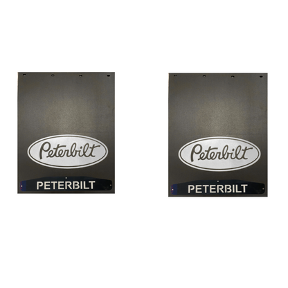 PETERBILT SET OF MUD FLAPS 24"x34" WITH SET OF MUDFLAP WEIGHTS