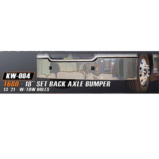 18" Kenworth T680 Bumper Set Back Axle w/ Tow Holes Only Fits: 2013-2022