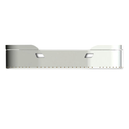 KW T680 17" 304 STAINLESS STEEL BUMPER WITH 3/4" LIGHT HOLES FREE LIGHTS INCLUDED