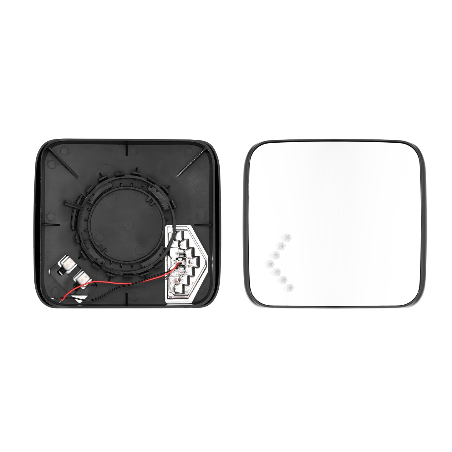 INTERNATIONAL LOWER MIRROR GLASS WITH DEFROST HEAT 2017+  (SOLD INDIVIDUALLY)