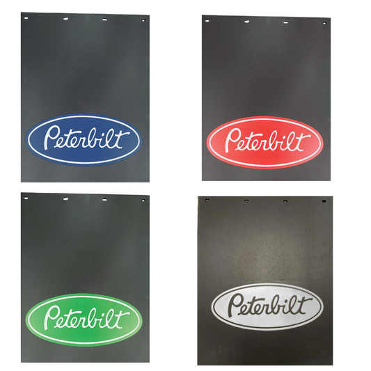 Peterbilt Logo MudFlap (SOLD AS PAIR) Multiple Sizes Available