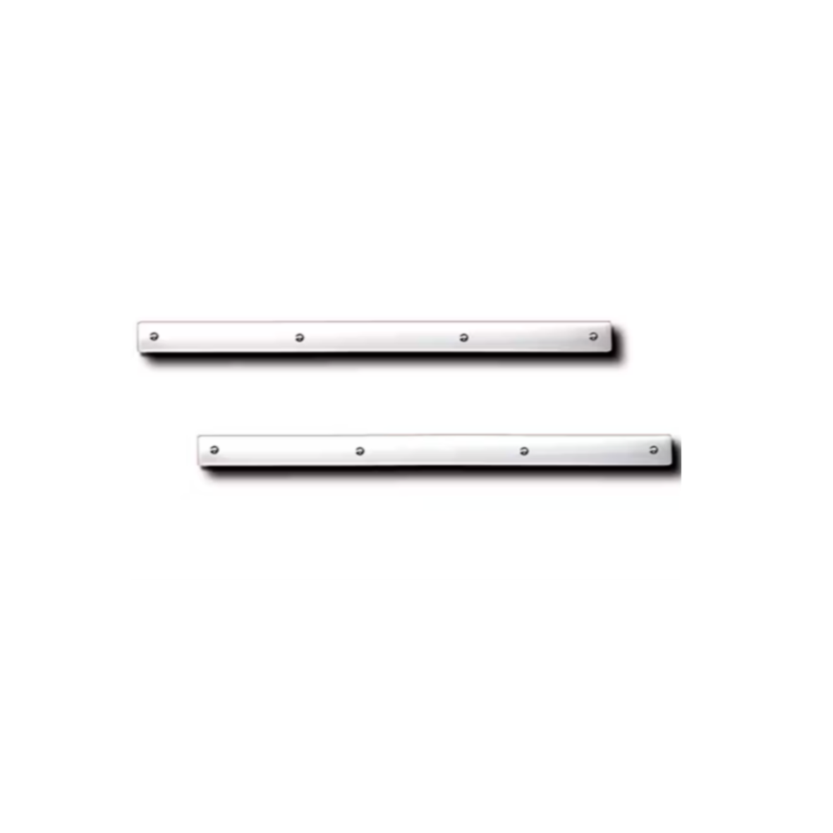 24" Stainless Steel Top Mud Flap Weight Pair