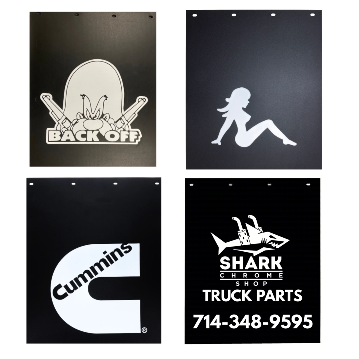 MudFlap (Sold Individually) Multiple Styles Available & Multiple Sizes Available