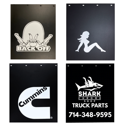 MudFlap (Sold Individually) Multiple Styles Available & Multiple Sizes Available
