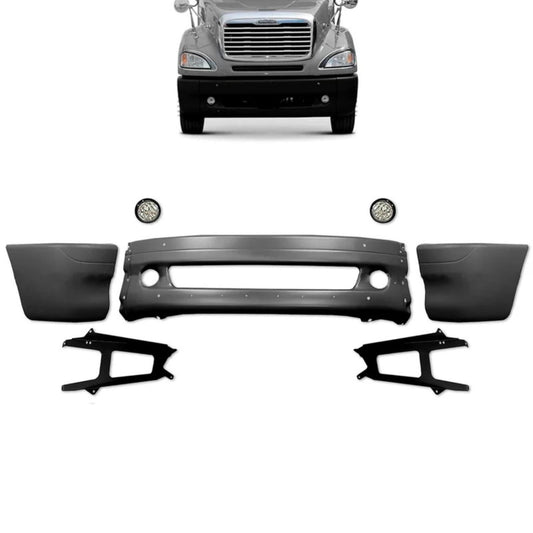 COLUMBIA BUMPER BLACK PLASTIC FREE FOGLIGHTS WITH COMPLETE BUMPER PURCHASE