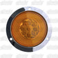 4" Flange- Mounted GLO Turn Signal LED Light (Amber/ Amber)