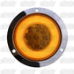 4" Flange- Mounted GLO Turn Signal LED Light (Amber/ Amber)