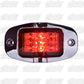Red Marker Clearance Light w/Chrome Bezel (2 PC PACK)