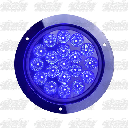 4" Light Dual Red/Blue Stop