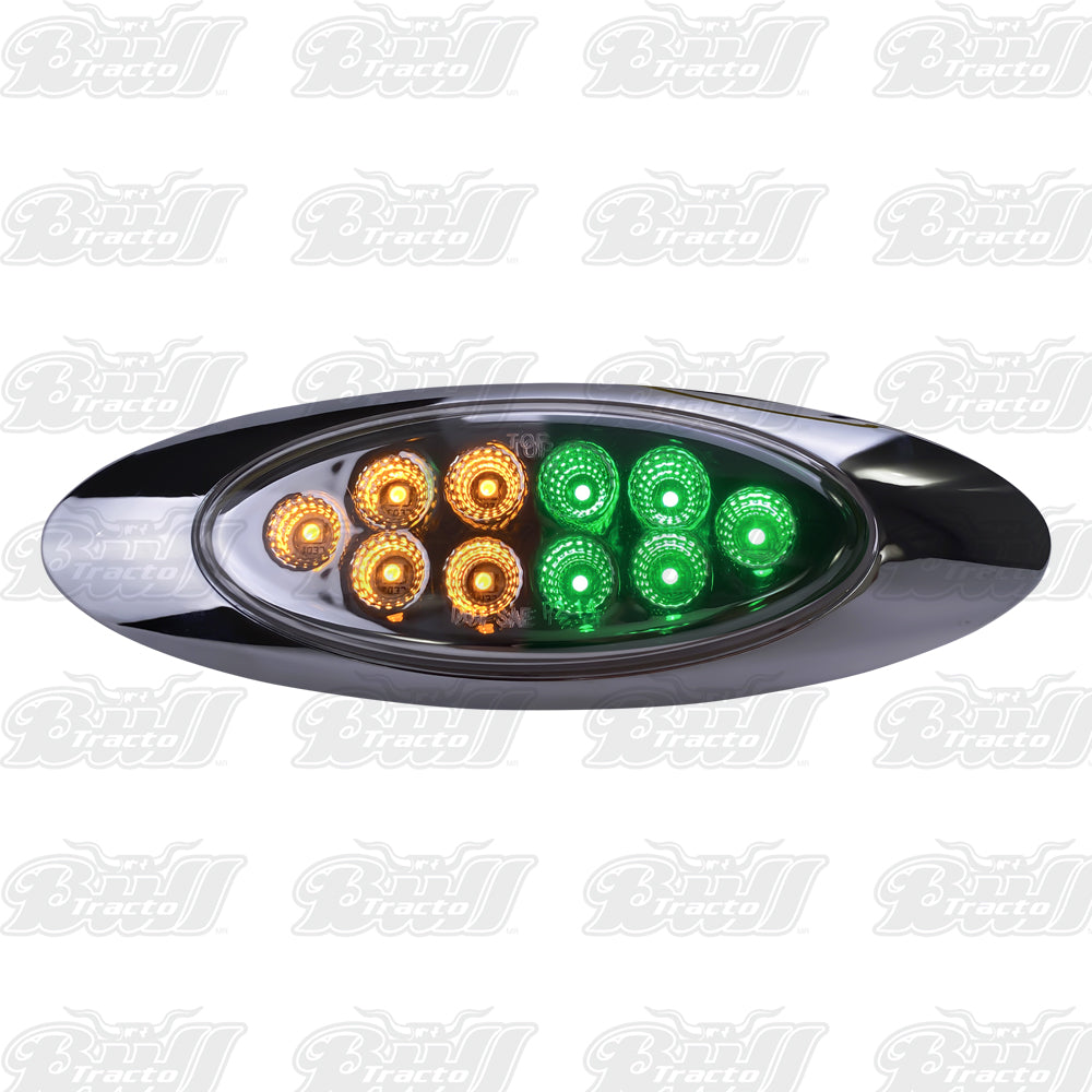 LED Light Amber Marker to Green Auxiliary