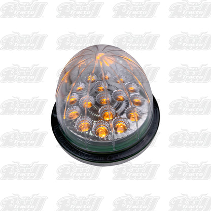 Clear Lens Watermelon,LED Amber +White /Normal +Strobe