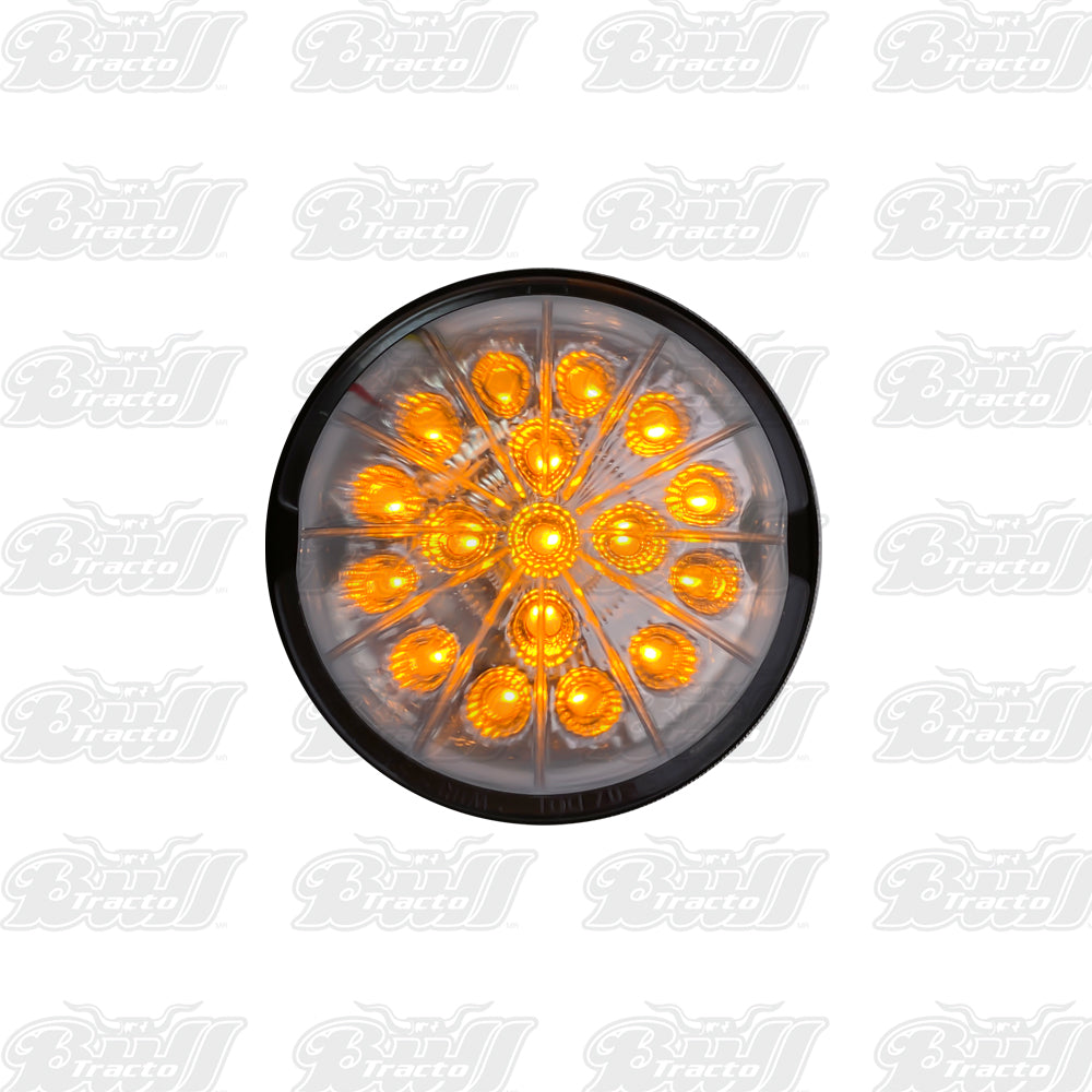 Clear Lens Watermelon,LED Amber +White /Normal +Strobe