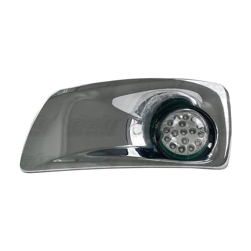 T660 Watermelon LED Fog Light w/Flange Clear Lens AMBER+GREEN