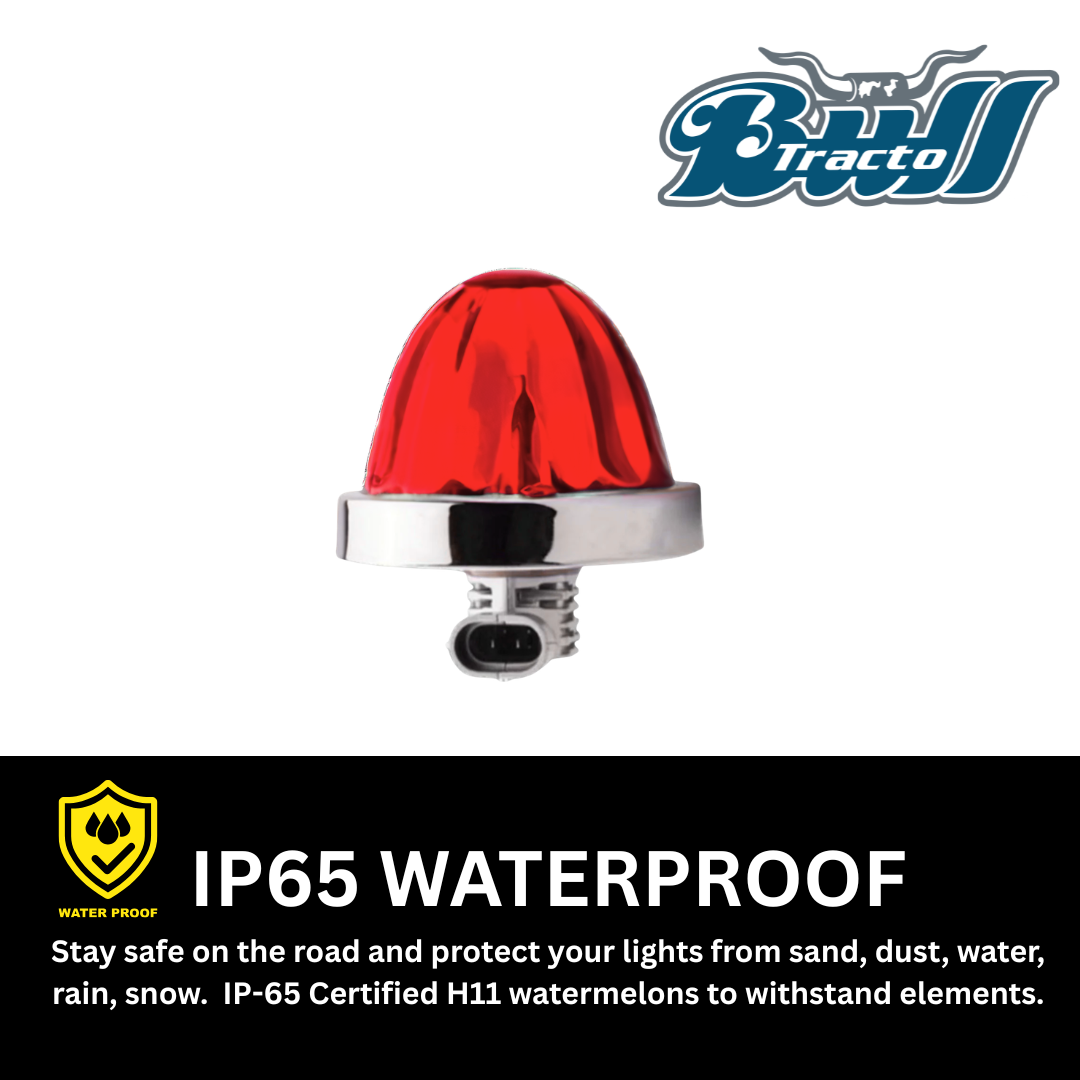 H11 BASE + BULB (Sold AS A SET) 1400 lumens Available in RED/RED & AMBER/AMBER