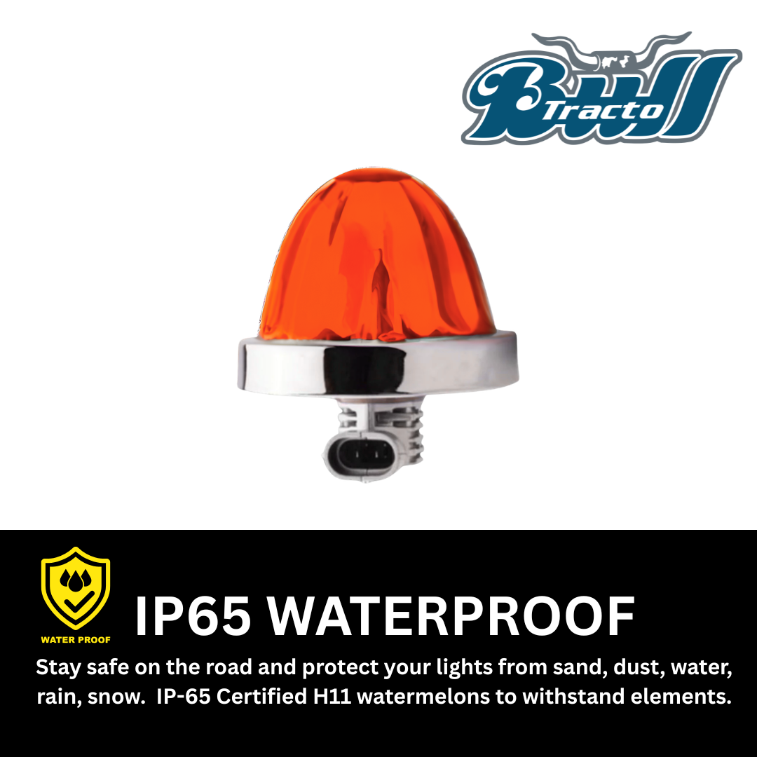 H11 BASE + BULB (Sold AS A SET) 1400 lumens Available in RED/RED & AMBER/AMBER