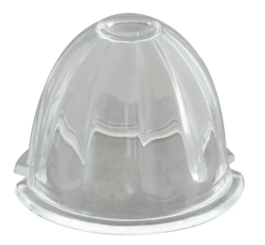 3.5" CLEAR WATERMELON GLASS LENS