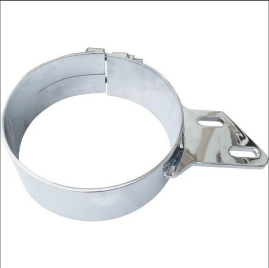 Angled Sleeper Exhaust Clamp Stainless Steel