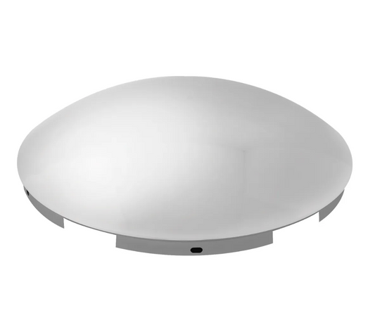 CR. FRONT HUB CAP, 7/16" LIP, 5 NOTCHES & 5 CLIPS