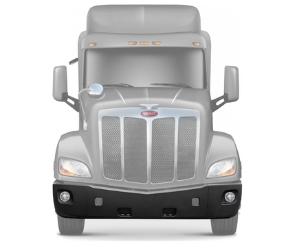 Peterbilt 579 Plastic Bumper With Foglight Holes 2013-2021