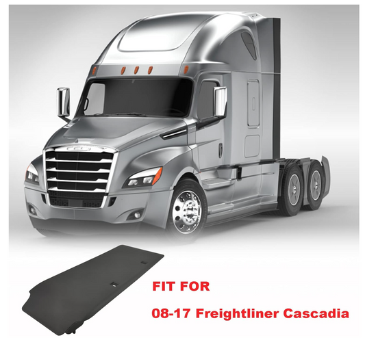 License Plate Holder Frame Cover Bracket Fit for 2008-2017 Freightliner Cascadia, Black