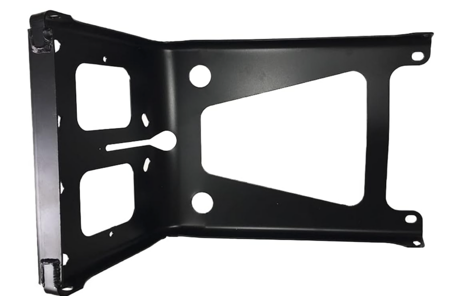 Front Bumper Bracket Black Aluminum (Fit: 2007-2017 Freightliner Cascadia)