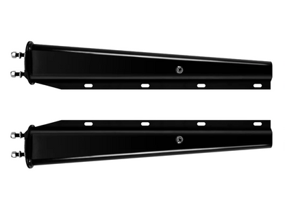 MUD FLAP HANGER W/ REFLECTIVE-TAPE BLACK 30" HEAVY DUTY SPRING-LOADED