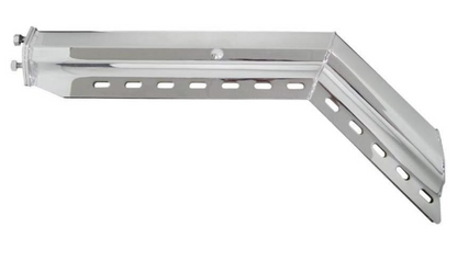 ANGLED MUD FLAP HANGER CHROME 30" HEAVY DUTY SPRING LOADED 45°