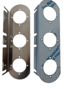 KW 15 Inch SS Front Air Cleaner Panels W/ Radius Ends