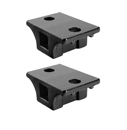 Black Straight Mud Flap Hanger Without Coil (Pair)