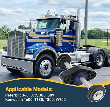 Exhaust Mount Bushing Pin Kit Fit for Kenworth 348 379 388 389 & Peterbilt T600 680 800 W900, Replaces # M13-6001 M13-1009