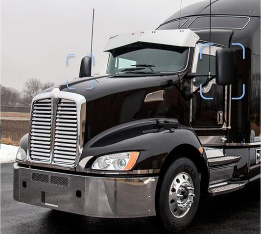 Premium Kenworth Black Mirror