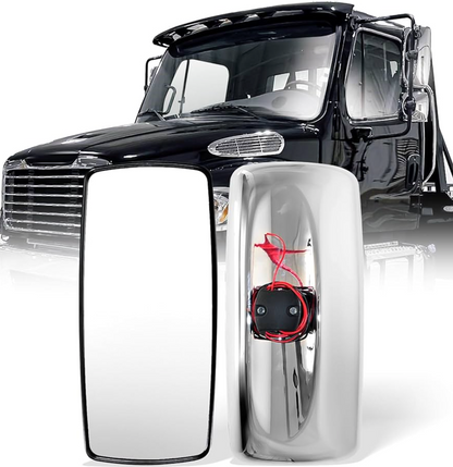 Premium Freightliner M2 Chrome Heated Mirror