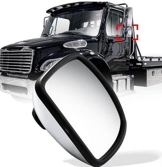 Premium Freightliner M2 Wide Angle Chrome Heated Mirror