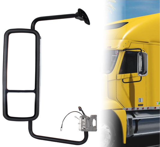 Premium Freightliner Columbia Chrome Heated Mirror