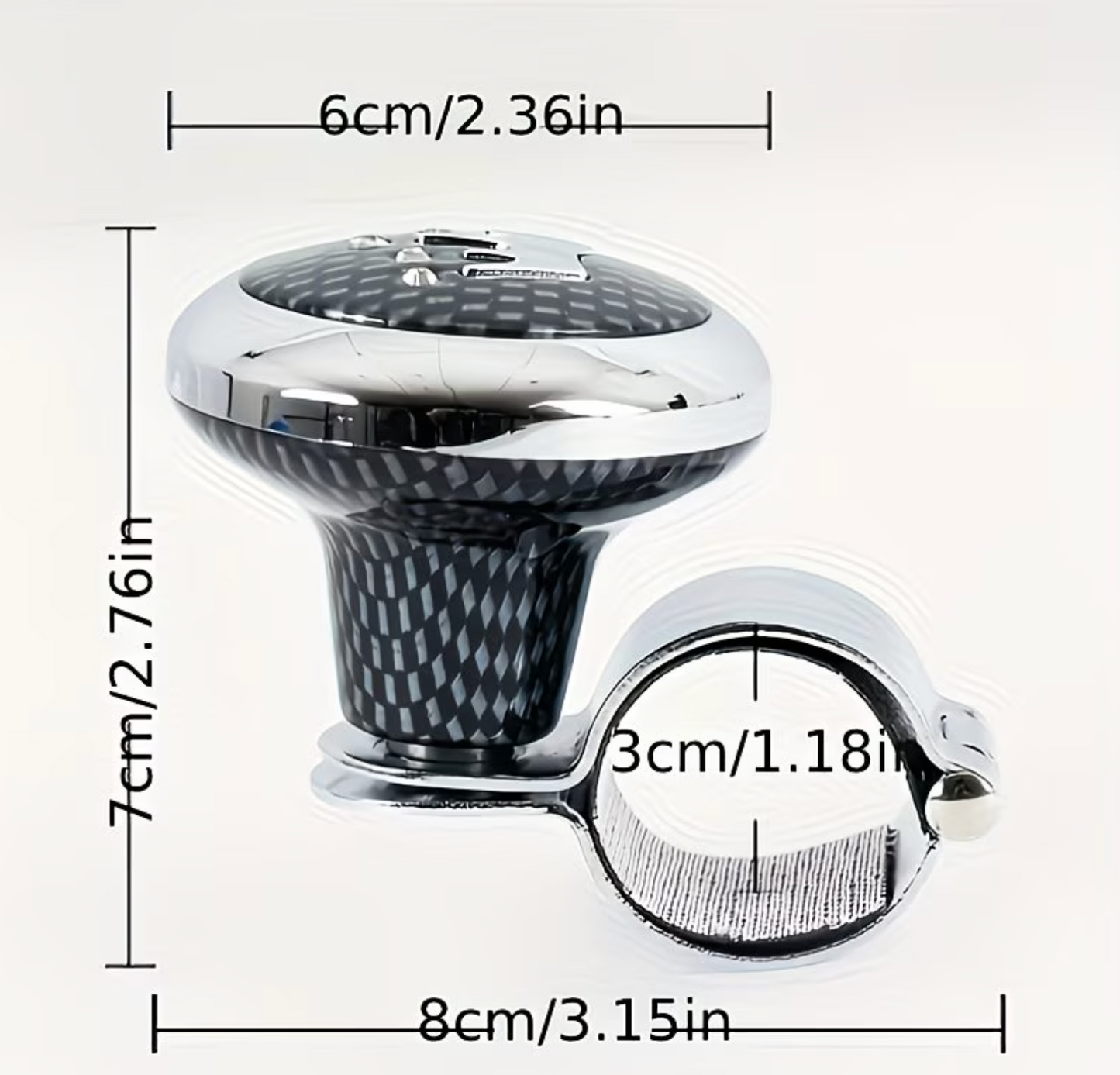 Crown Car Steering Steering Wheel Spinner Knob