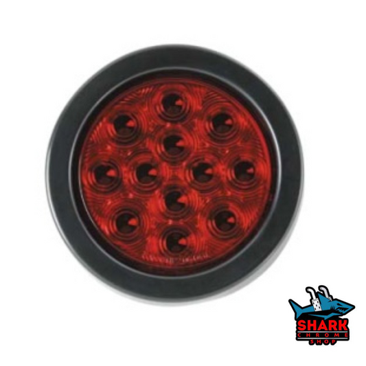 LED 4" Round Stop / Turn / Tail Light/Flash Strobe