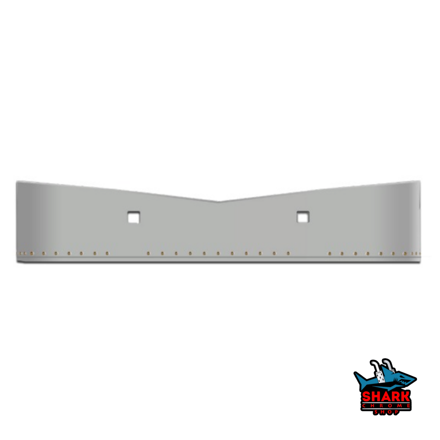 PB 579 16" 304 STAINLESS STEEL BUMPER WITH 3/4" LIGHT HOLES